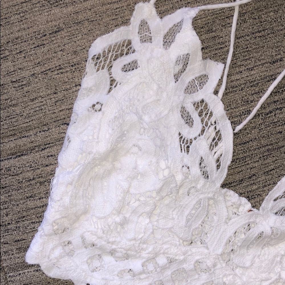 FREE PEOPLE ADELLA LACE BRALETTE M - Picture 3 of 5